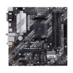 Tarjeta Madre ASUS Prime B550M-A AC - Micro ATX, AMD, Ryzen Am4, PCIE 4, HDMI / D-Sub / DVI, SATA 6 Gbps, USB 3.2 Gen 2, Aura Sync.