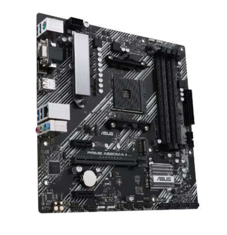 Tarjeta Madre Gaming ASUS A520M-A Ii/Csm – DDR4-Sdram, 128 Gb, AMD, Zócalo Am4, Micro ATX