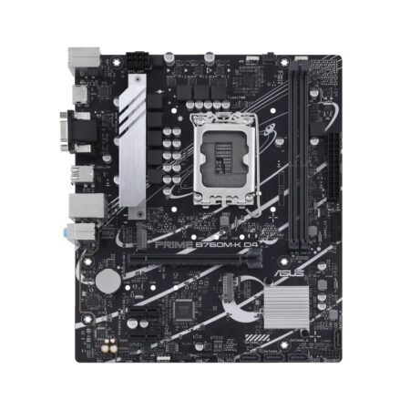 Tarjeta Madre ASUS Prime B760M-A Ax D4 – Matx, Intel, Lga 1700, Intel® De 13A Y De 12A Gen, PCIE 4.0, DDR4, M.2, Wi-Fi 6, Displayport, Dual HDMI®, SATA 6 Gbp
