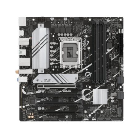 Tarjeta Madre ASUS Prime B760M-A Ax – Matx, Intel, Lga 1700, Intel® De 13A Y De 12A Gen, PCIE 4.0, DDR4, Wi-Fi 6, Displayport, HDMI Dualtm, SATA 6 Gbps, Aura