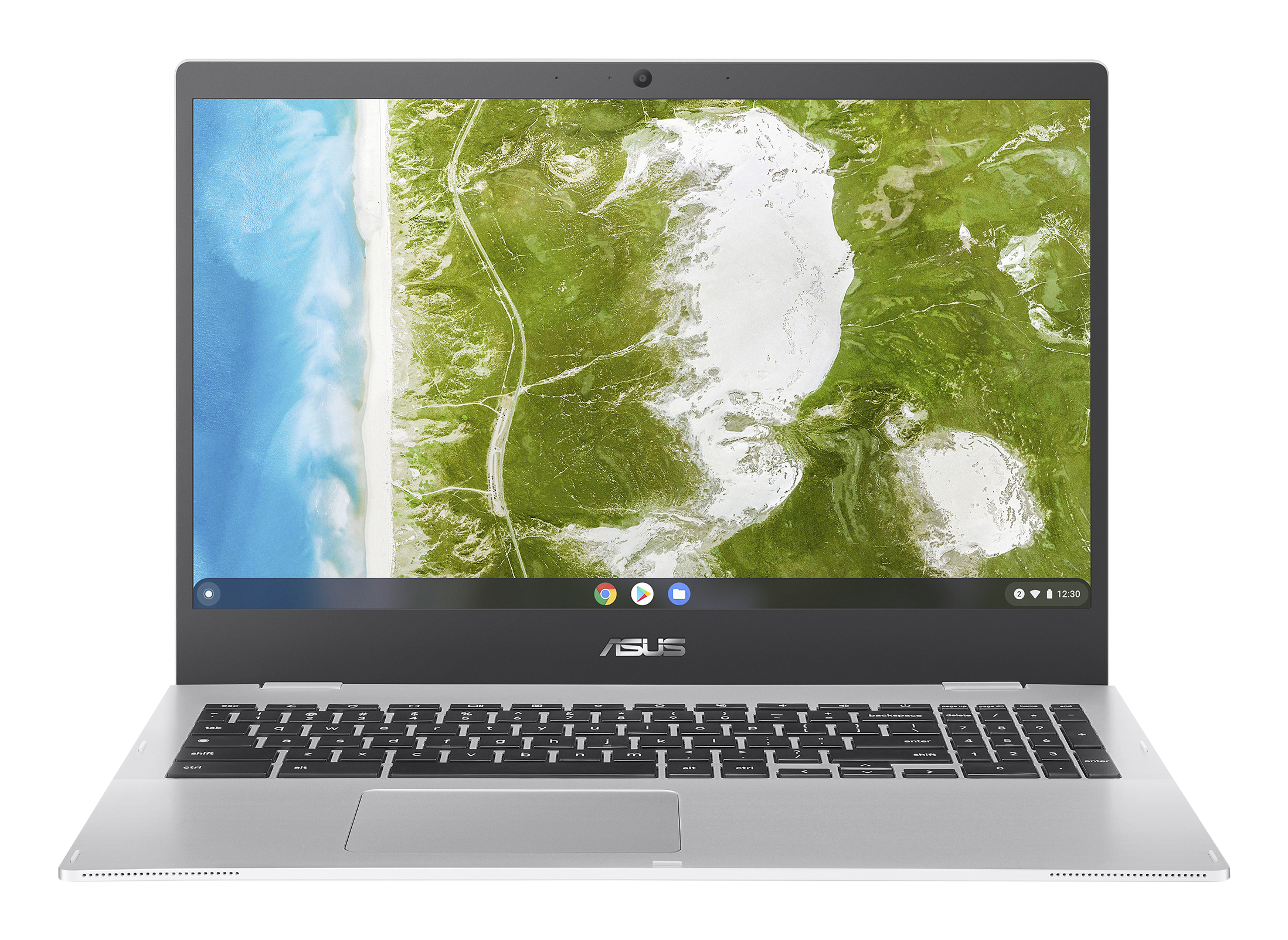 Laptop Asus Chromebook Essential Cx1500cka-cel8g128-c2 15.6" Touch/celeron N4500/8gb Ram/128gb Ssd/wifi/bluetooth/chromeos/color Gris 90nx03y2-m00ab0