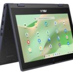 Laptop ASUS Chromebook Cr11 Flip Cr1104F 11.6"/Intel N150/8Gb RAM/64Gb eMMC/USB/HDMI/1366X768/Tactil/Chromeos/Gris/90Nx08W1-M003R0