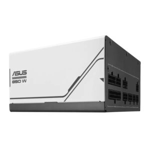 FUENTE DE PODER 850W ASUS AP-850G, 90YE00U0-BVAA00, 80 PLUS GOLD, MODULAR, 20+4 PIN, ATX, COLOR BLANCO