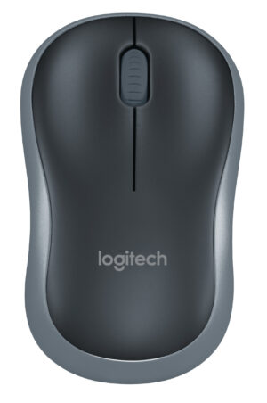 MOUSE INALAMBRICO LOGITECH M185, NEGRO, RECEPTOR MINI, 910-002225