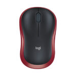 Mouse Logitech M185 Inalambrico Rojo