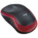 Mouse Logitech M185 Inalambrico Rojo