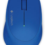 Mouse Inalambrico Logitech M280 Azul USB, 910-004361