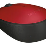 Mouse Inalambrico Logitech M170 Rojo 910-004941 Mini Recepto