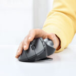MOUSE LOGITECH INALAMBRICO MX ERGO 910-005177, NEGRO