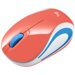 Mini Mouse Inalambrico Logitech M187 Color Coral 910-005362