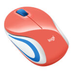 Mini Mouse Inalambrico Logitech M187 Color Coral 910-005362