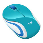 MINI MOUSE INALAMBRICO LOGITECH M187 TURQUESA 910-005363