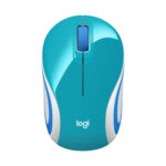 Mini Mouse Inalambrico Logitech M187 Turquesa 910-005363