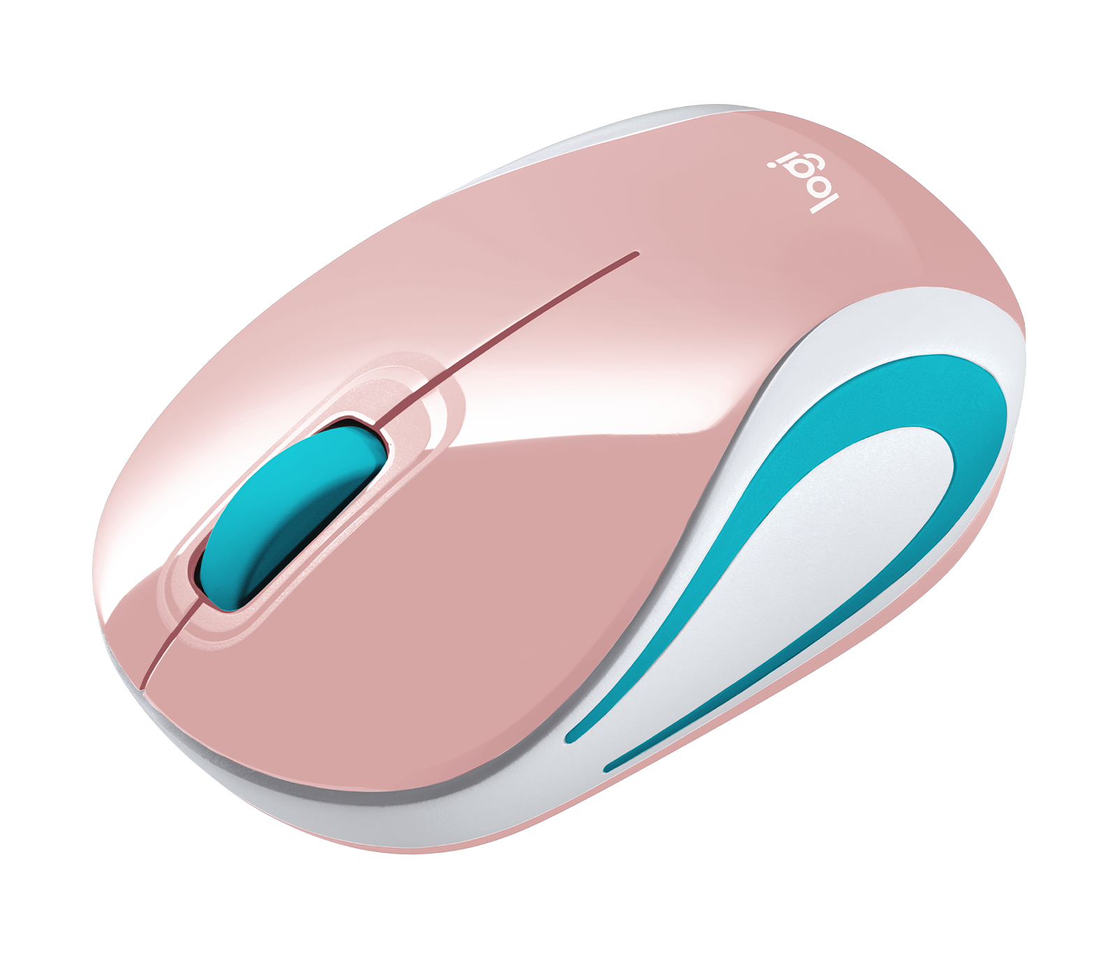 Mini Mouse Inalambrico Logitech M187 Color Rosa 910-005364