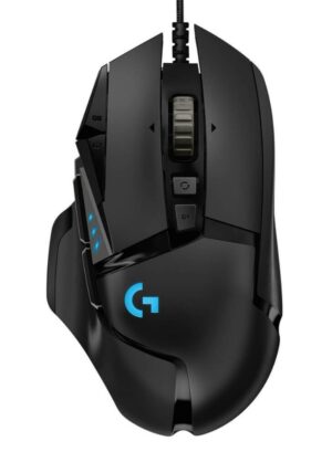 Mouse Alámbrico Logitech G502 Hero, Negro, 11, Alámbrico, óptico, 16000 Dpi