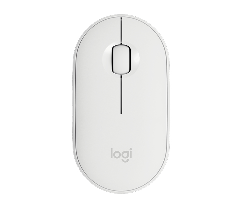 Mouse Inalambrico Logitech Pebble M350 Optico/bluetooth/1000dpi/color Blanco, 910-005770