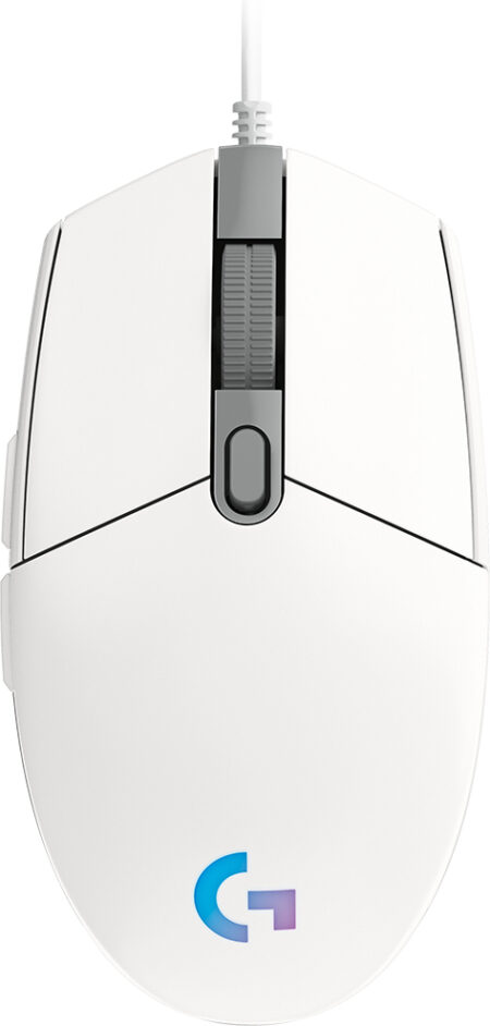 Mouse Gaming Logitech G203 Lightsync Color Blanco, 8000 Dpi, Rgb, 910-005794