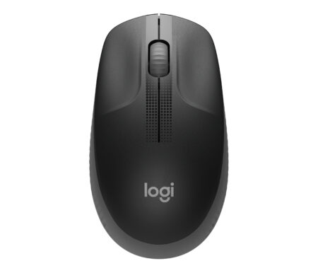 Mouse Inalambrico M190 Ambidies De Tamano Regular Color Charcoal