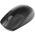Mouse Inalambrico M190 Ambidies De Tamano Regular Color Charcoal