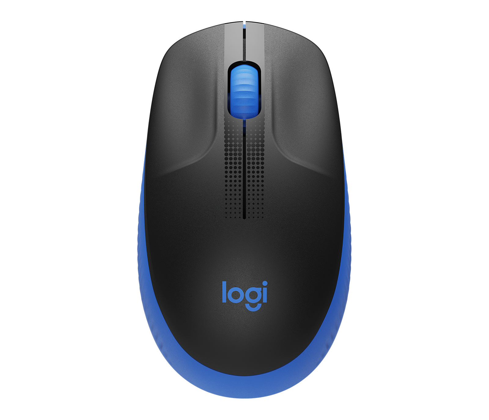 Mouse Inalambrico Logitech M190, Azul/negro, Ambidiestro, 1000dpi, 3 Botones, 910-005903
