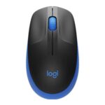Mouse Inalambrico Logitech M190, Azul/Negro, Ambidiestro, 1000Dpi, 3 Botones, 910-005903