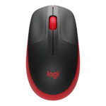 MOUSE INALAMBRICO LOGITECH M190, ROJO/NEGRO, AMBIDIESTRO, 1000DPI, 3 BOTONES, 910-005904