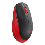 Mouse Inalambrico Logitech M190, Rojo/Negro, Ambidiestro, 1000Dpi, 3 Botones, 910-005904