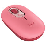 MOUSE INALAMBRICO LOGITECH POP COLOR ROSA CORAL 4 BOTONES, 910-006551