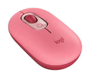 MOUSE INALAMBRICO LOGITECH POP COLOR ROSA CORAL 4 BOTONES, 910-006551