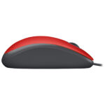 Mouse Alambrico Logitech M110, 1000 Dpi/3 Botones/USB A, Color Rojo, 910-006755