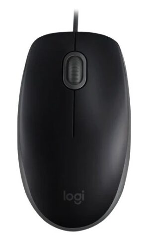MOUSE ALAMBRICO LOGITECH M110 SILENT 1000DPI/3 BOTONES/CABLE 180CM/COLOR NEGRO/910-006756
