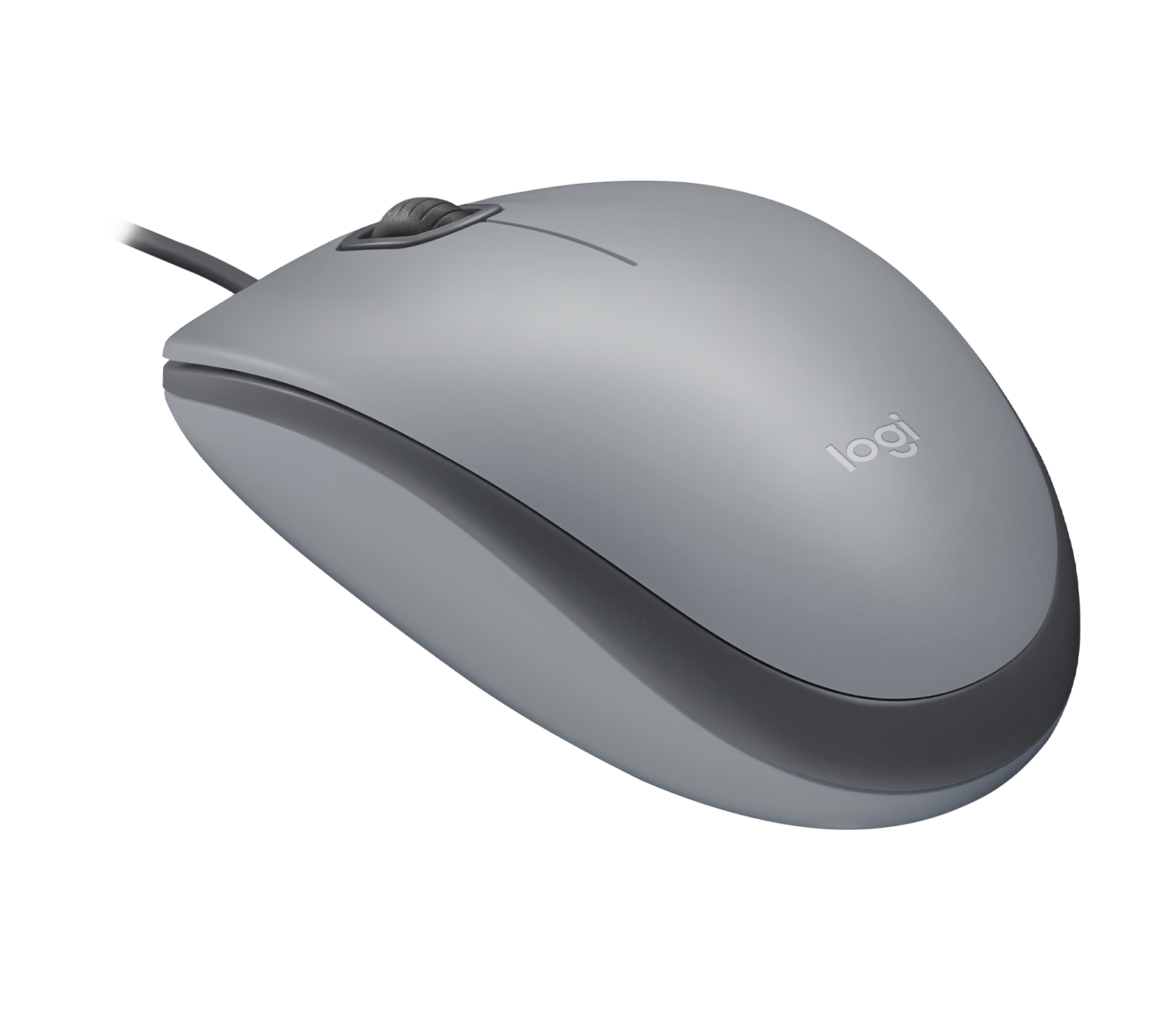 Mouse Alambrico Logitech M110, 1000 Dpi/3 Botones/usb A, Color Gris, 910-006757