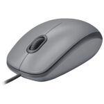 Mouse Alambrico Logitech M110, 1000 Dpi/3 Botones/USB A, Color Gris, 910-006757