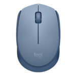 MOUSE INALAMBRICO LOGITECH M170, GRIS AZULADO USB, 910-006863