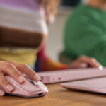 Mouse Inalambrico Logitech Mx Anywhere 3S, 8000 Dpi/6 Botones/Bluetooth/Receptor USB, Color Rosa, 910-006934