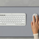 Mouse Logitech Pebble Inalambri M350S Blanco