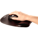 Mousepad Fellowes 9112101 Con Reposamuñecas De Gel/Antideslizante/Color Negro