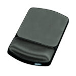 Mousepad Fellowes 91741 C/Descansa Muñecas De Gel Grafito Negro/Blanco