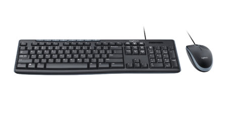 Teclado/Mouse Logitech Mk200 Negro Pc USB