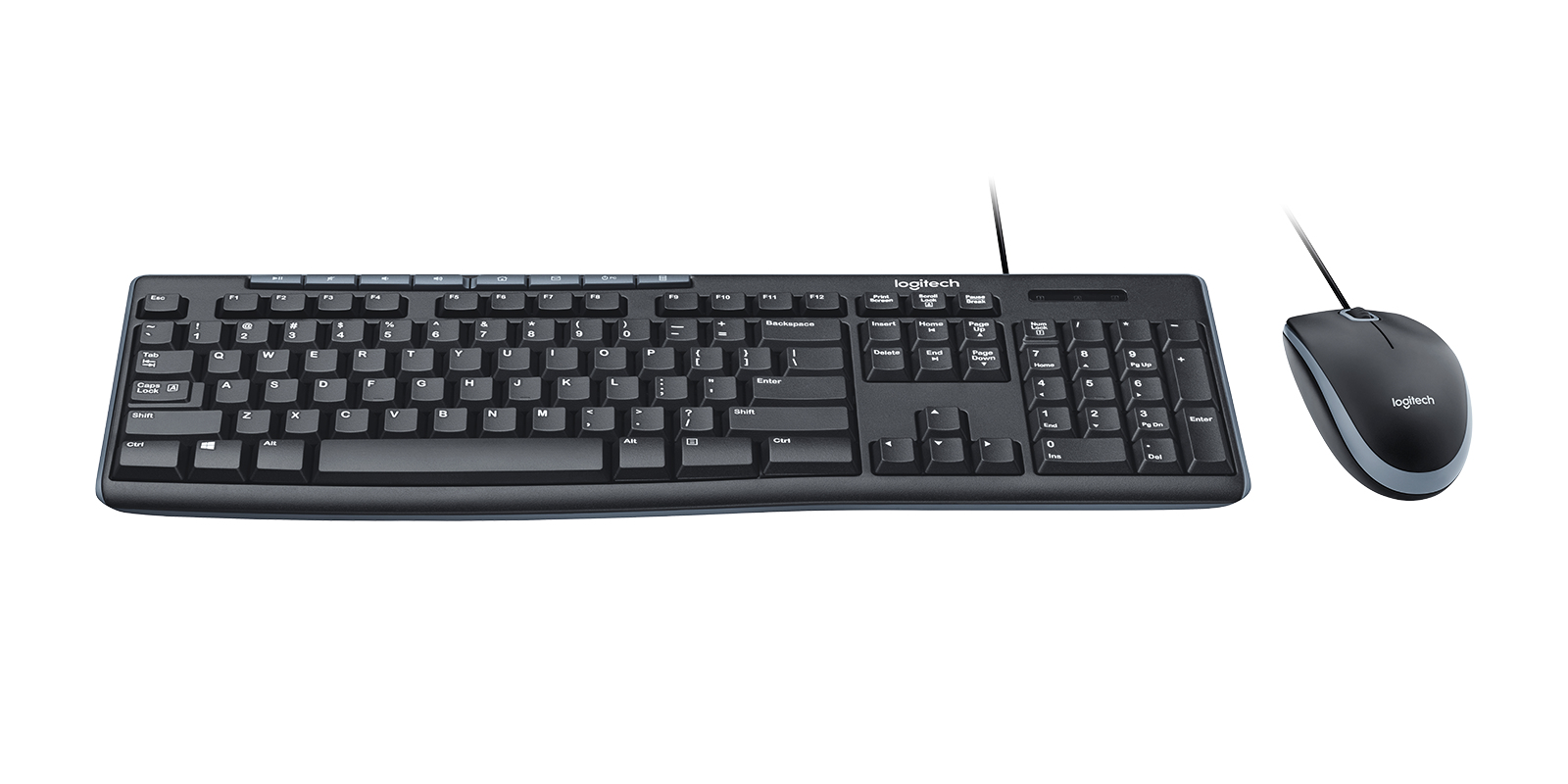 TECLADO/MOUSE LOGITECH MK200 NEGRO PC USB