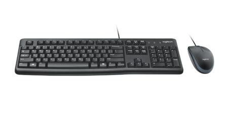 Teclado/Mouse Logitech Mk120 Negro USB Pc