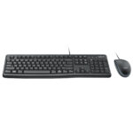 Teclado/Mouse Logitech Mk120 Negro USB Pc
