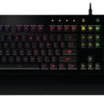 Teclado Gaming Logitech G213 Prodigy, USB, Qwerty, Inglés, Negro, Multicolor