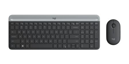 Kit Teclado Y Mouse Inalambric Slim Mk470 Minimalista Moderno