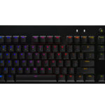Teclado Mecánico Gaming Logitech Pro, USB, Estándar, Inglés, Negro, Rgb