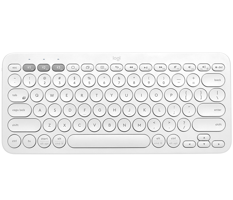 TECLADO INALAMBRICO LOGITECH K380 BLUETOOTH/ESPAÑOL/COLOR BLANCO, 920-009595