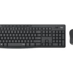 KIT TECLADO Y MOUSE INALAMBRICO LOGITECH MK295 SILENT USB, NEGRO, 920-009792