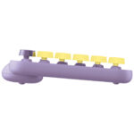 Teclado Inalambrico Mecanico Logitech Pop Keys Menta/Violeta/Blanco/Amarillo Teclas Emoji, 920-010714