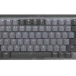 Teclado Mecanico Inalambrico Logitech Mx Mini Bluetooth/USB/Color Gris, 920-010846