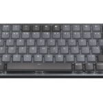 Teclado Mecanico Inalambrico Logitech Mx Mini Bluetooth/USB/Color Gris, 920-010846